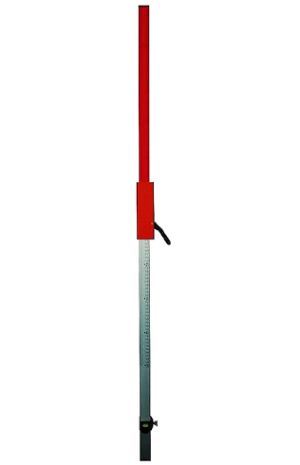 Flexilat / laserbaak uitschuifbaar van 131 cm tot 242 cm met snelklem en etui