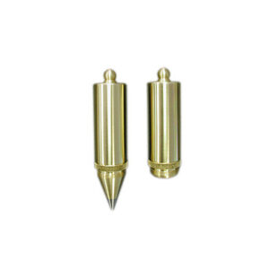 Messing schietlood met afschroefbare punt, 150 gram