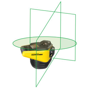 ProNivo PNRLG-3D roterende groenlicht laser 3x 360 graden