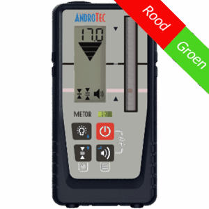 Androtec MTR-65RGL mm Handontvanger voor Rode en Groene roterende en kruislijnlasers