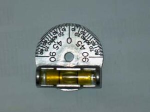 Dial and Level, waterpasje met hoekverdeling