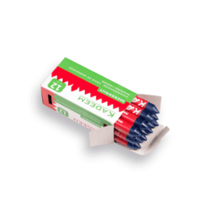 Kadeem merkkrijt Blauw diameter 13 mm, verpakt per 12 stuks