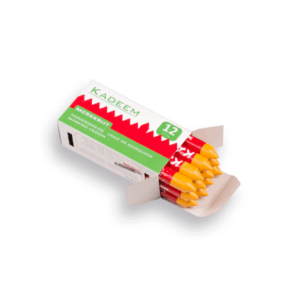 Kadeem merkkrijt Geel diameter 13 mm, verpakt per 12 stuks