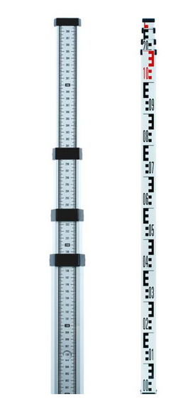 Nedo uitschuifbare E-baak, waterpasbaak 4 meter