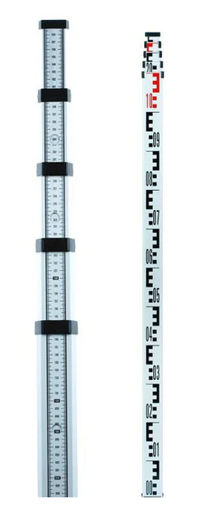 Nedo uitschuifbare E-baak, waterpasbaak 5 meter