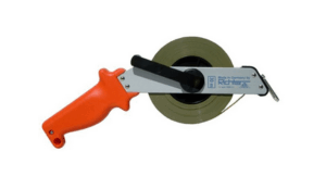 Richter RVS 20 meter meetband cm/mm verdeling. Roestvrijstalen kwaliteitsband