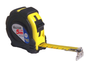 Vector VRTM rolbandmaat 5 m, 19 mm breed