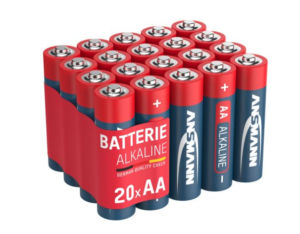 Doos met 20 AA alkalinebatterijen